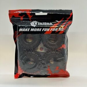Injora RC Tires Cling on 64x24-R1.0 NEW Upgrade T1020